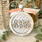Personalized Grandma’s Little Peaches Ornament | Custom Grandma Gift | Wood & Acrylic Keepsake