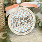 Personalized Grandma’s Little Peaches Ornament | Custom Grandma Gift | Wood & Acrylic Keepsake