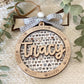 Personalized Dog Mom Ornament | Custom Pet Name Keepsake | Dog Lover Gift | Dog Walker Gift