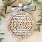 Personalized Dog Mom Ornament | Custom Pet Name Keepsake | Dog Lover Gift | Dog Walker Gift