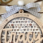 Personalized Dog Mom Ornament | Custom Pet Name Keepsake | Dog Lover Gift | Dog Walker Gift