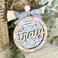 Personalized Dog Mom Ornament | Custom Pet Name Keepsake | Dog Lover Gift | Dog Walker Gift