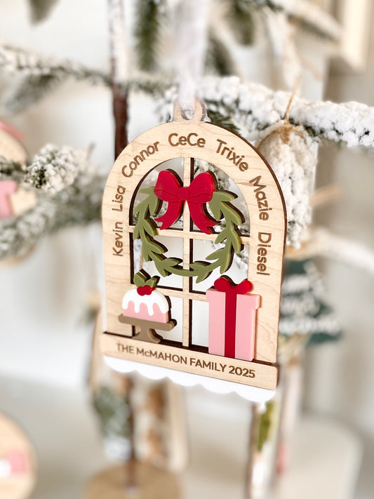 Christmas Window Keepsake Ornament