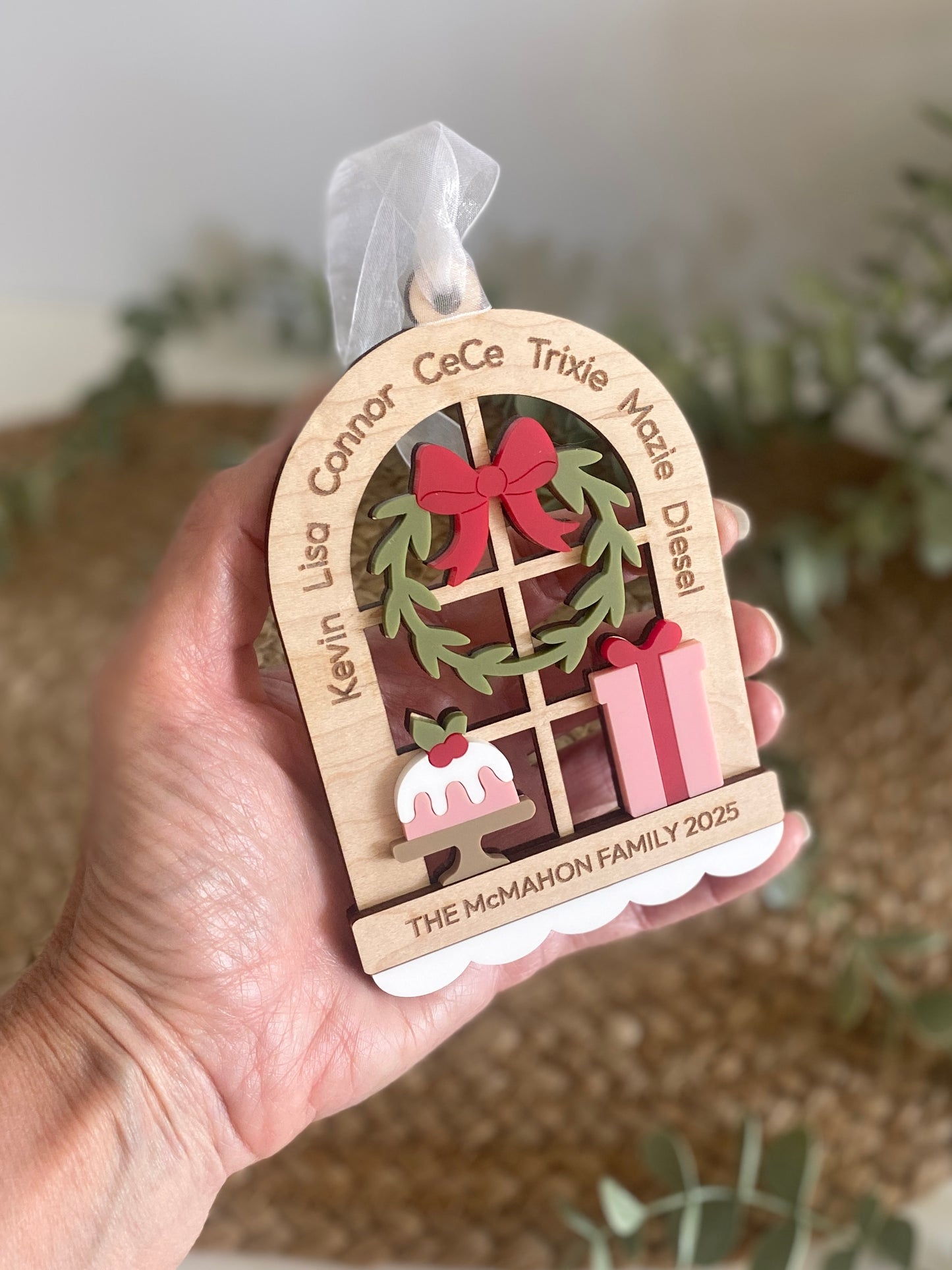 Christmas Window Keepsake Ornament