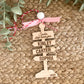 Santa Stop Here Ornament/Sign