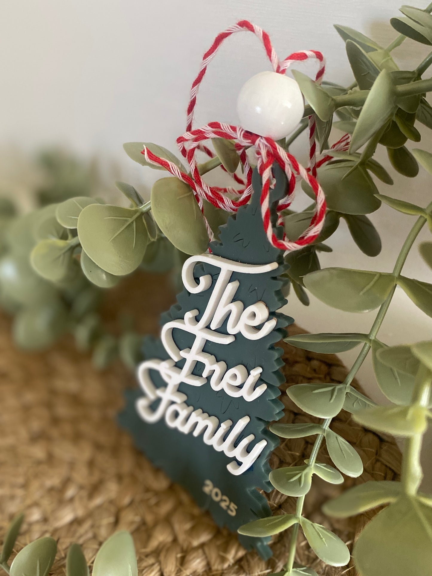 Retro Family Tree Ornament