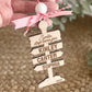Santa Stop Here Ornament/Sign