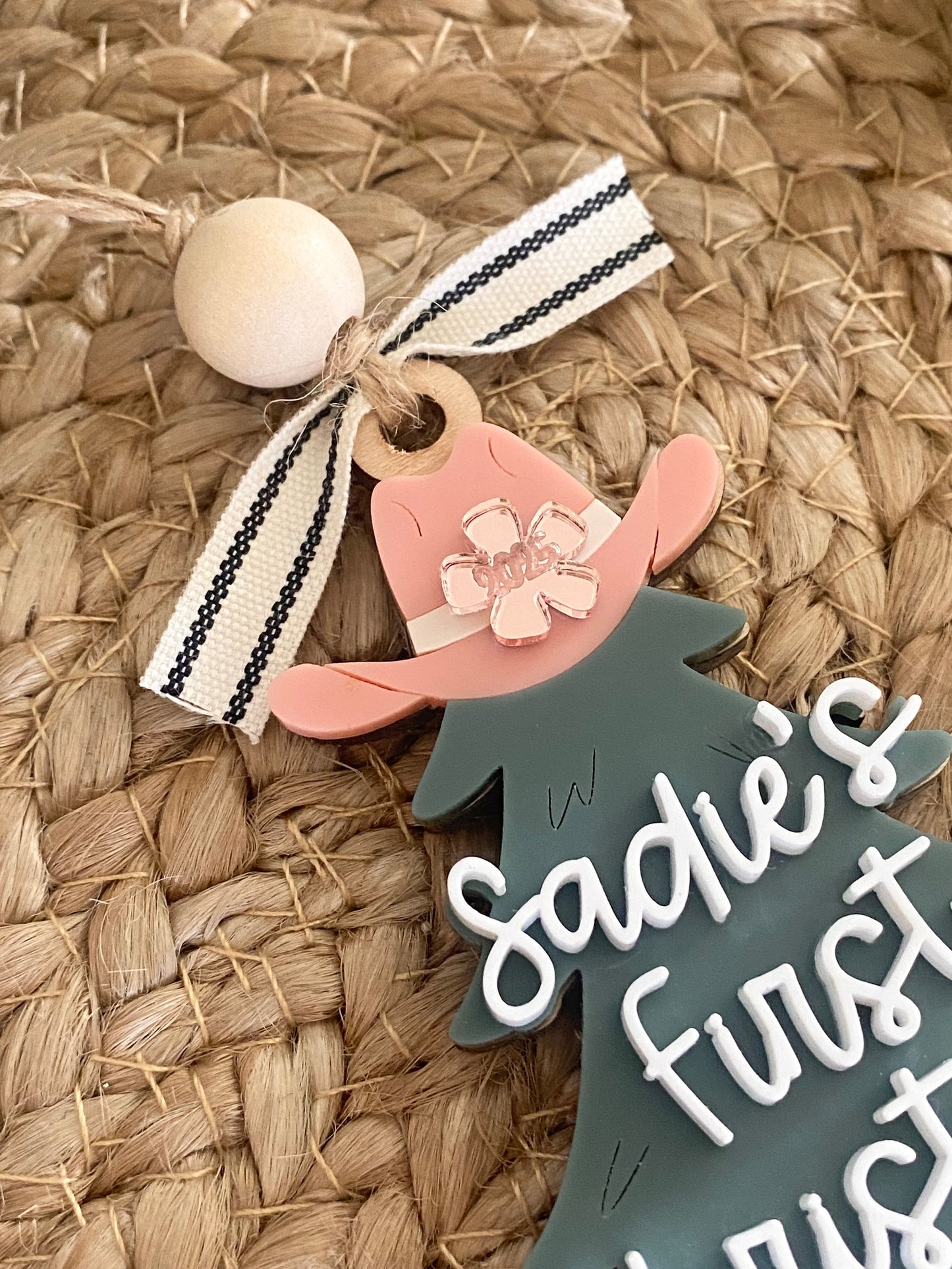 Lil' Cowpoke's First Christmas Ornament