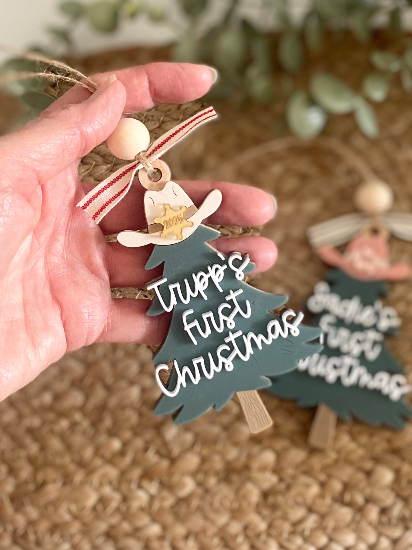 Lil' Cowpoke's First Christmas Ornament