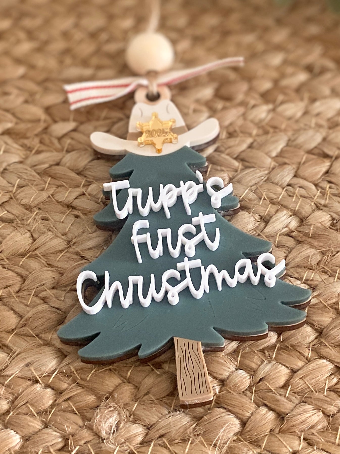 Lil' Cowpoke's First Christmas Ornament