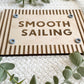 Smooth Sailing Nursery Sign | Nautical Nursery Decor | Sailor Playroom Wall Art | Coastal Kids Room Sign