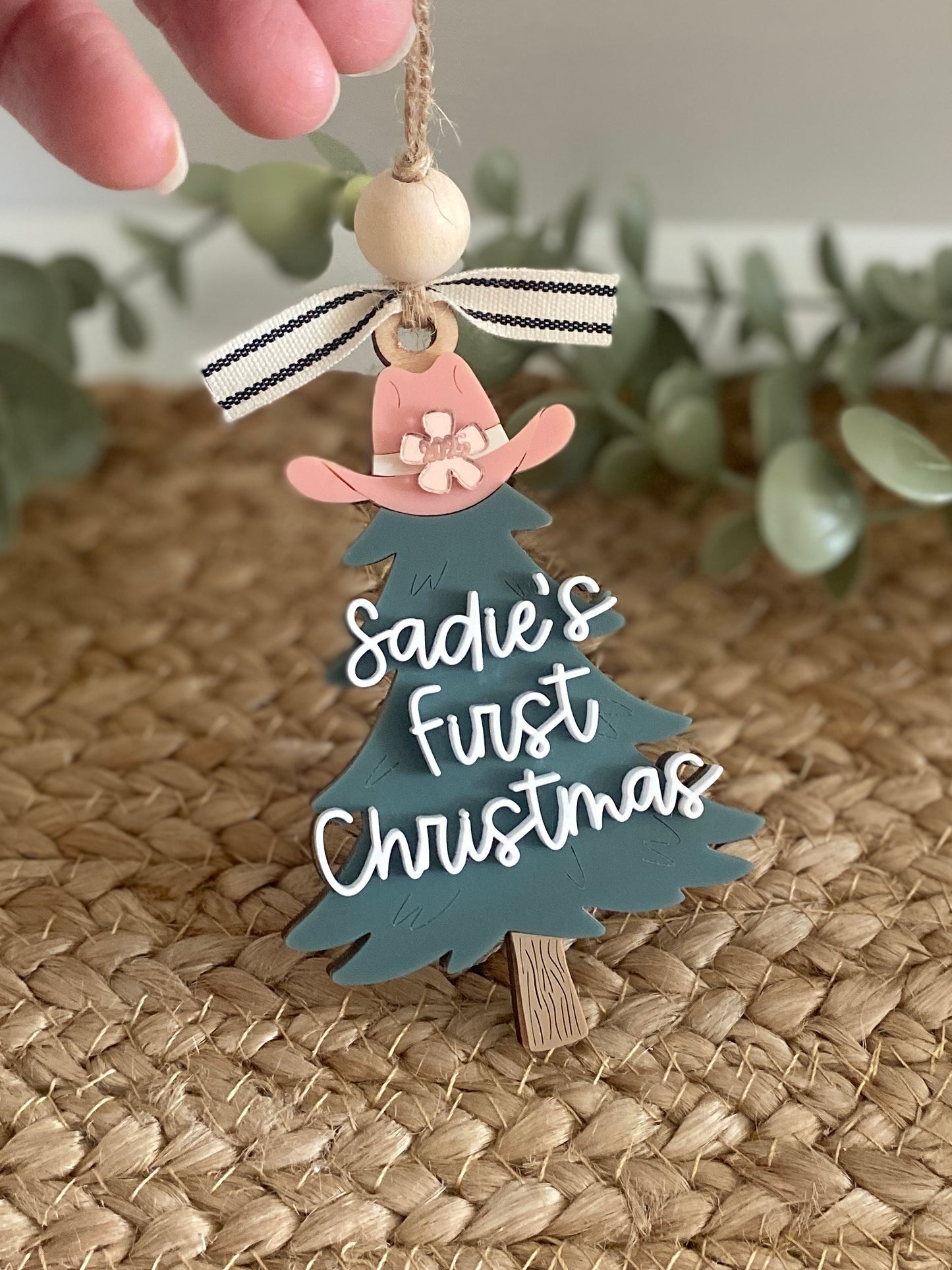 Lil' Cowpoke's First Christmas Ornament