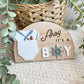 Ahoy It’s a Boy Sign | Nautical Baby Shower Decor | Sailor Gender Reveal Sign | Baby Boy Nursery Decor