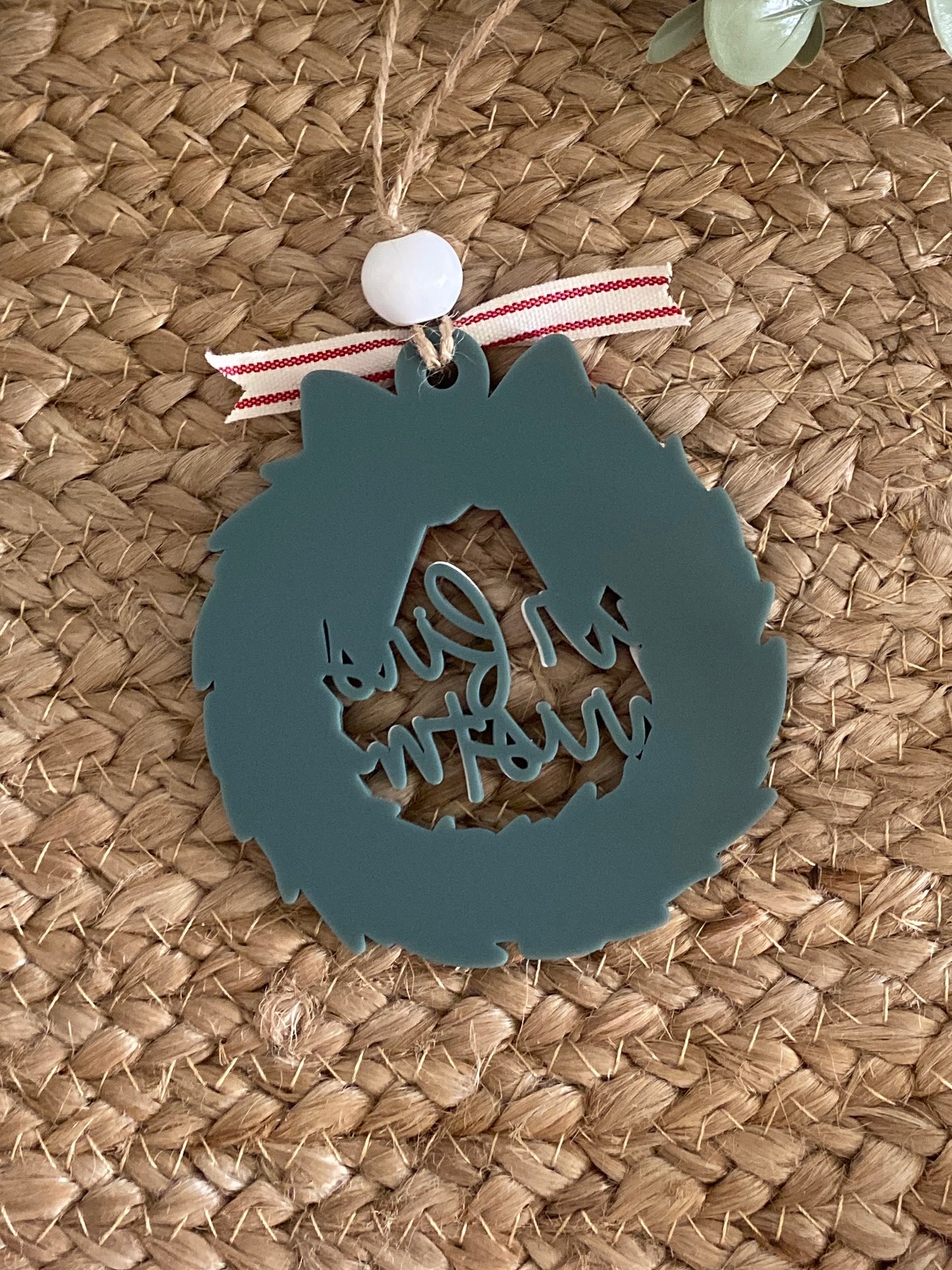 Our First Christmas Wreath Ornament