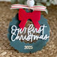 Our First Christmas Wreath Ornament