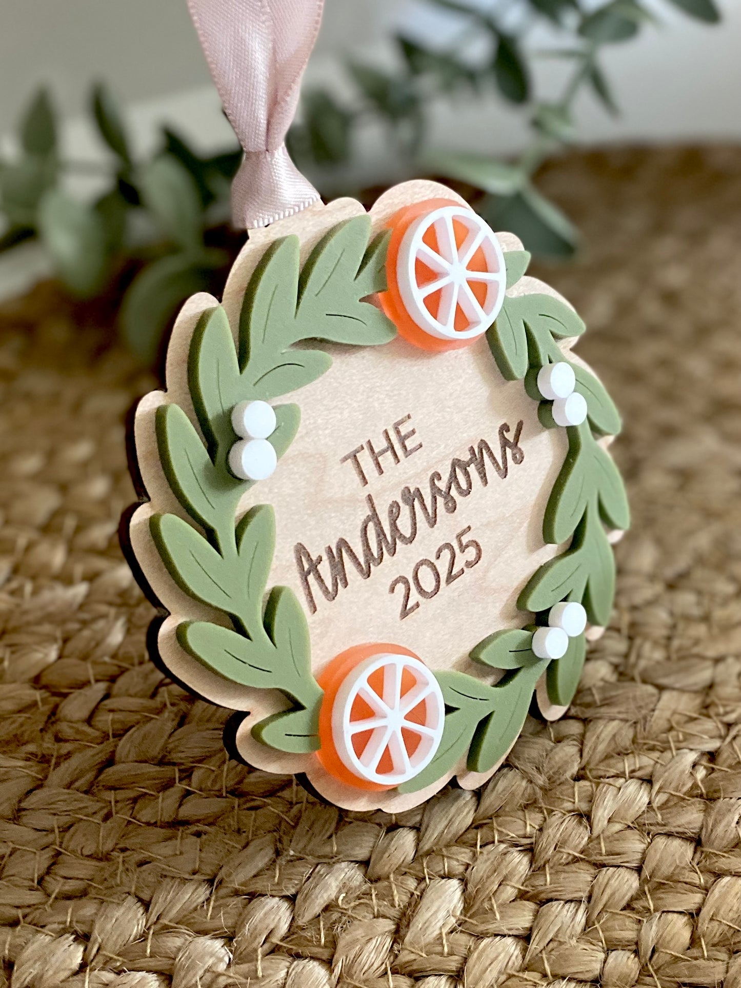 Citrus Holiday Wreath