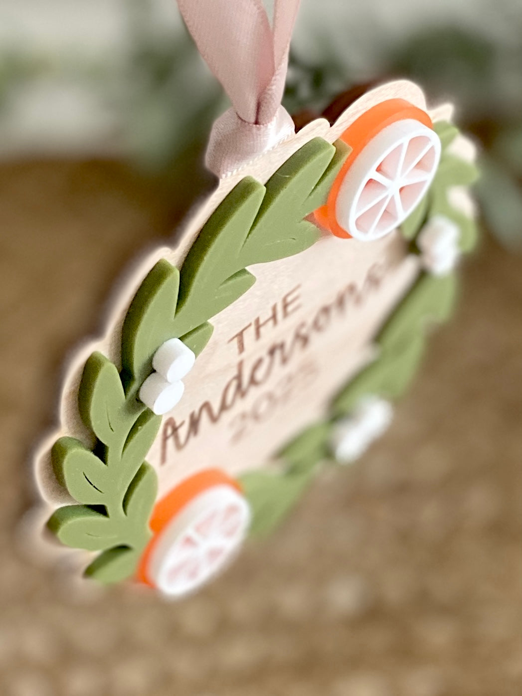 Citrus Holiday Wreath