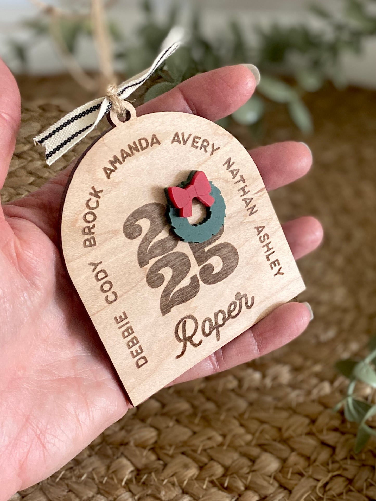 Arch Family Christmas Ornament
