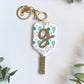 Personalized Pickleball Bag Charm | Custom Initial Keychain | Cute Pickleball Gift for Girls, Teams & Players