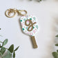 Personalized Pickleball Bag Charm | Custom Initial Keychain | Cute Pickleball Gift for Girls, Teams & Players