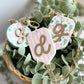 Personalized Pickleball Bag Charm | Custom Initial Keychain | Cute Pickleball Gift for Girls, Teams & Players