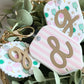 Personalized Pickleball Bag Charm | Custom Initial Keychain | Cute Pickleball Gift for Girls, Teams & Players