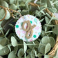 Personalized Pickleball Bag Charm | Custom Initial Keychain | Cute Pickleball Gift for Girls, Teams & Players