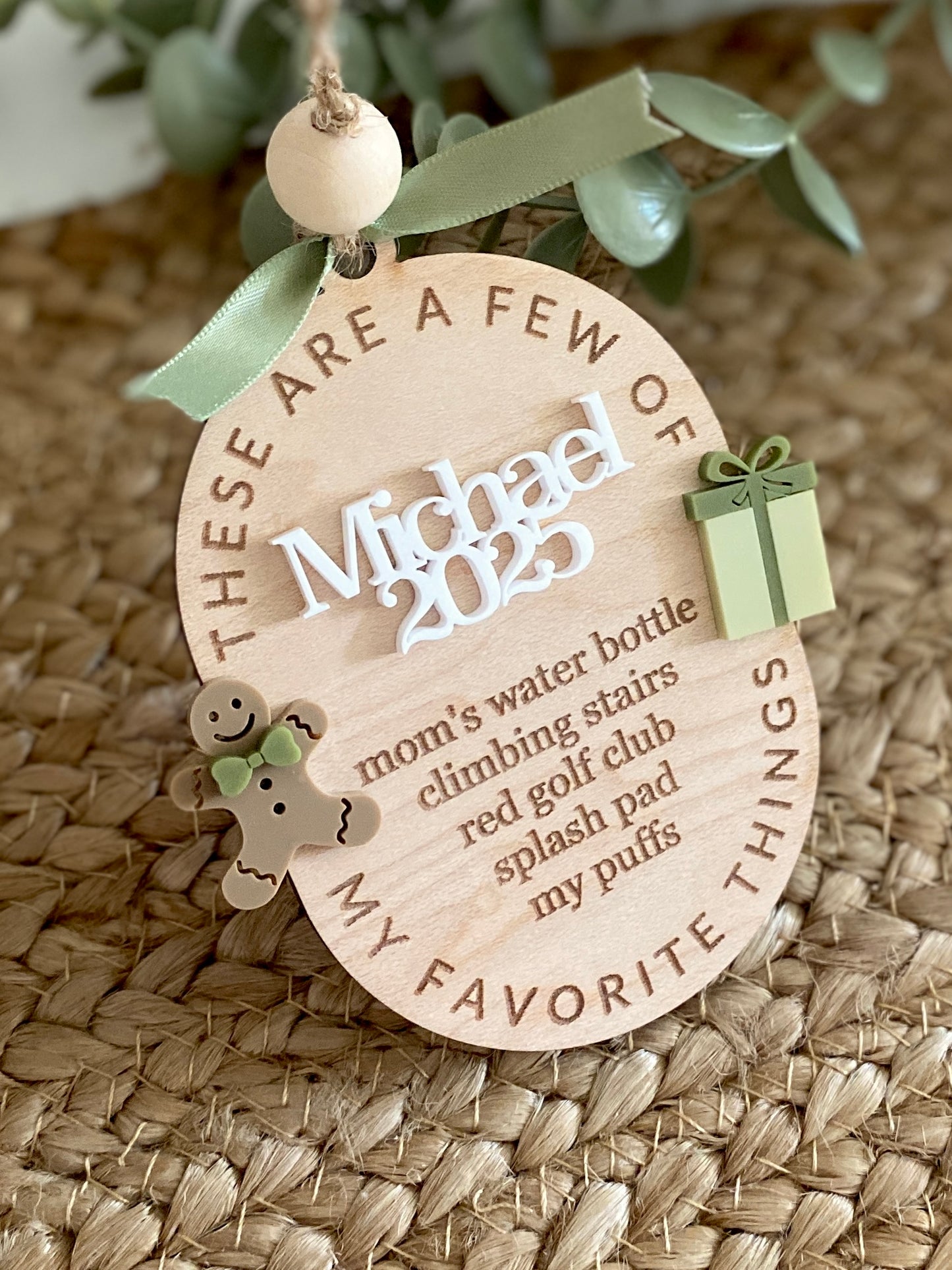 A Few Of My Favorite Things Ornament Keepsake