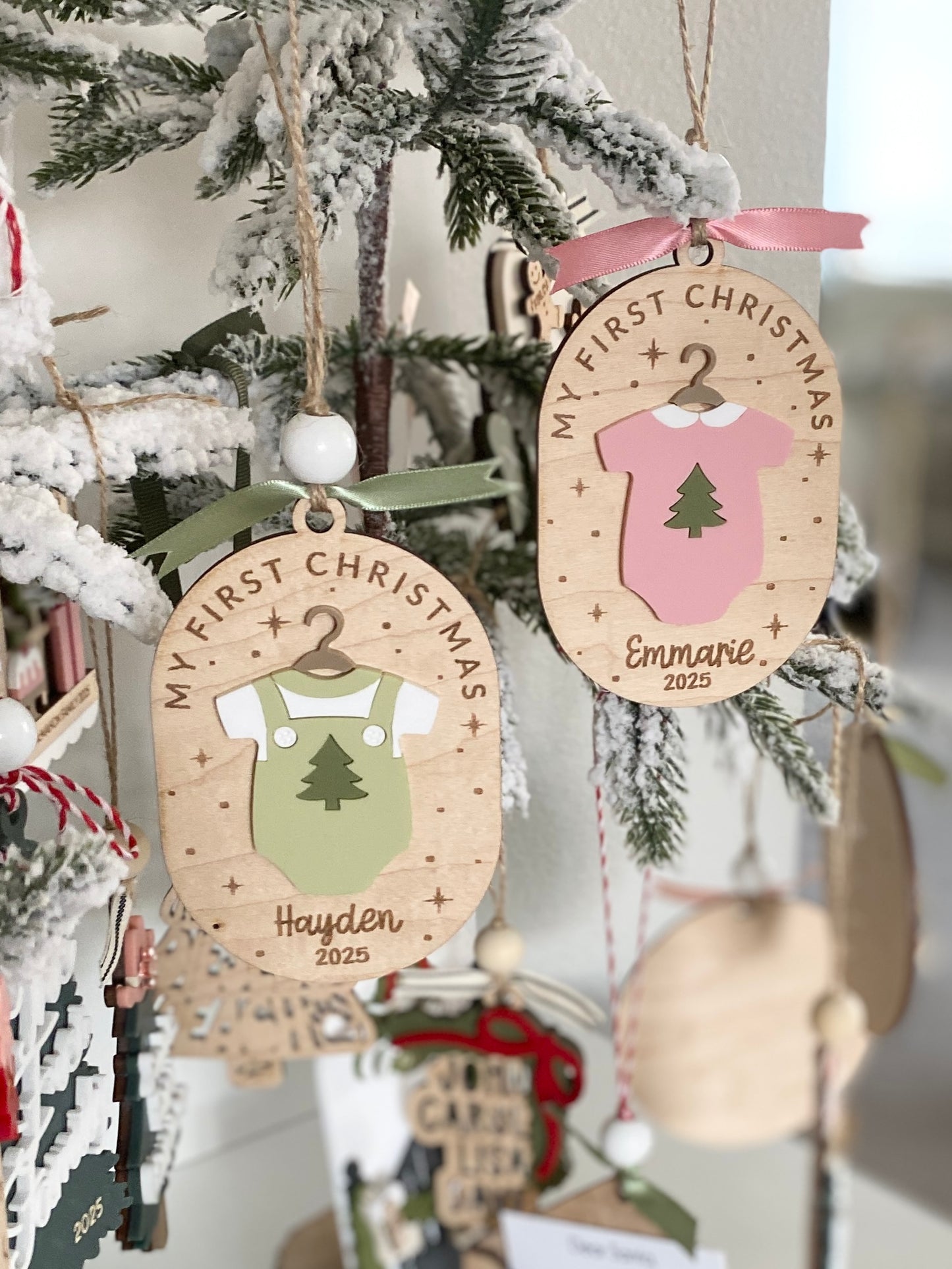 Little Tree & Me First Christmas Ornament