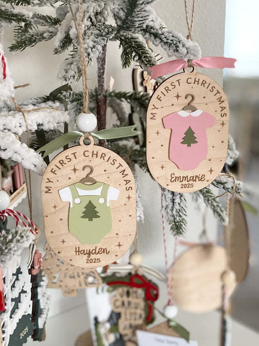 Little Tree & Me First Christmas Ornament