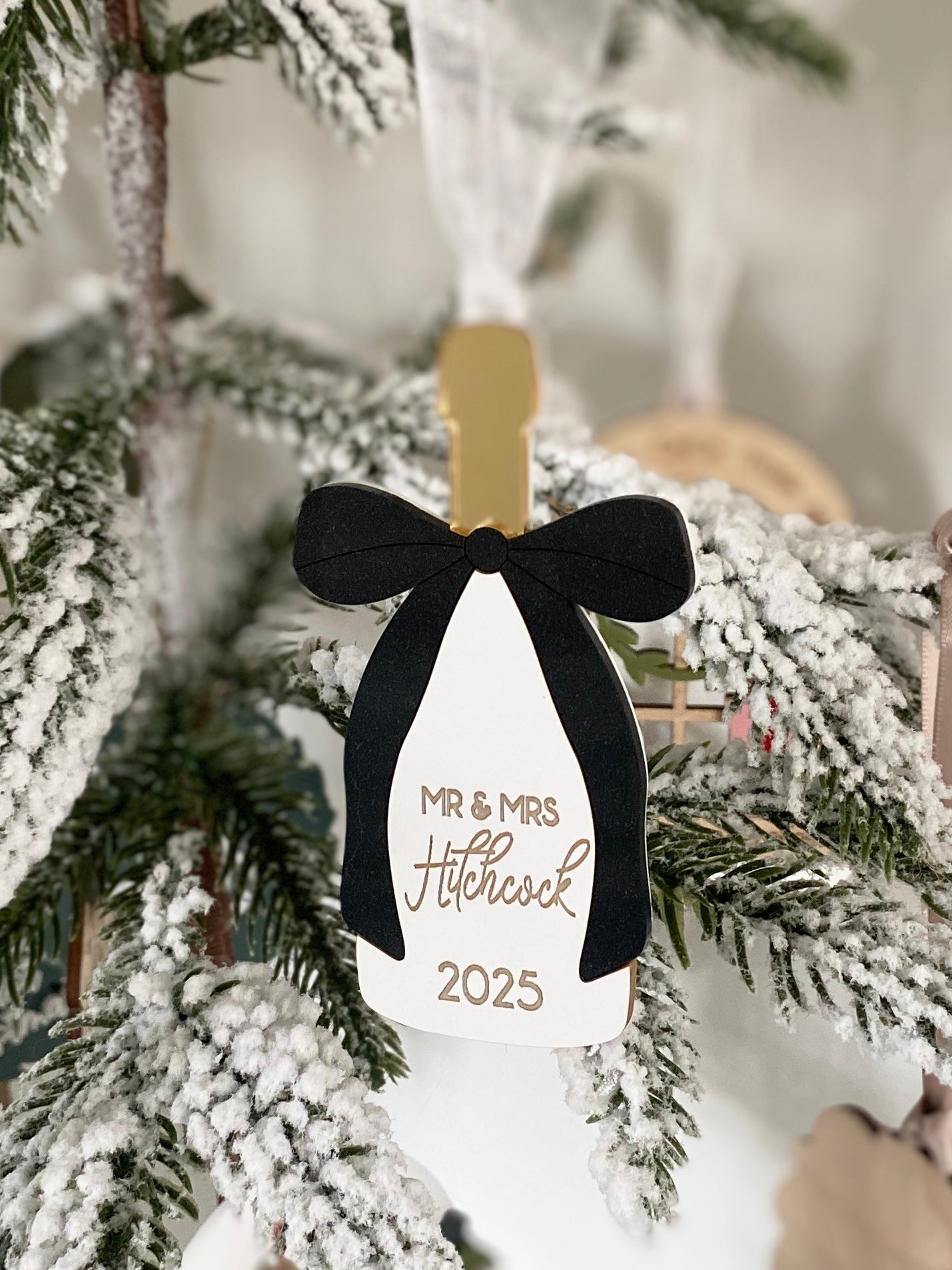 A Toast To Forever - First Christmas Ornament