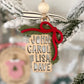 Garland Family Name Cutout Ornament
