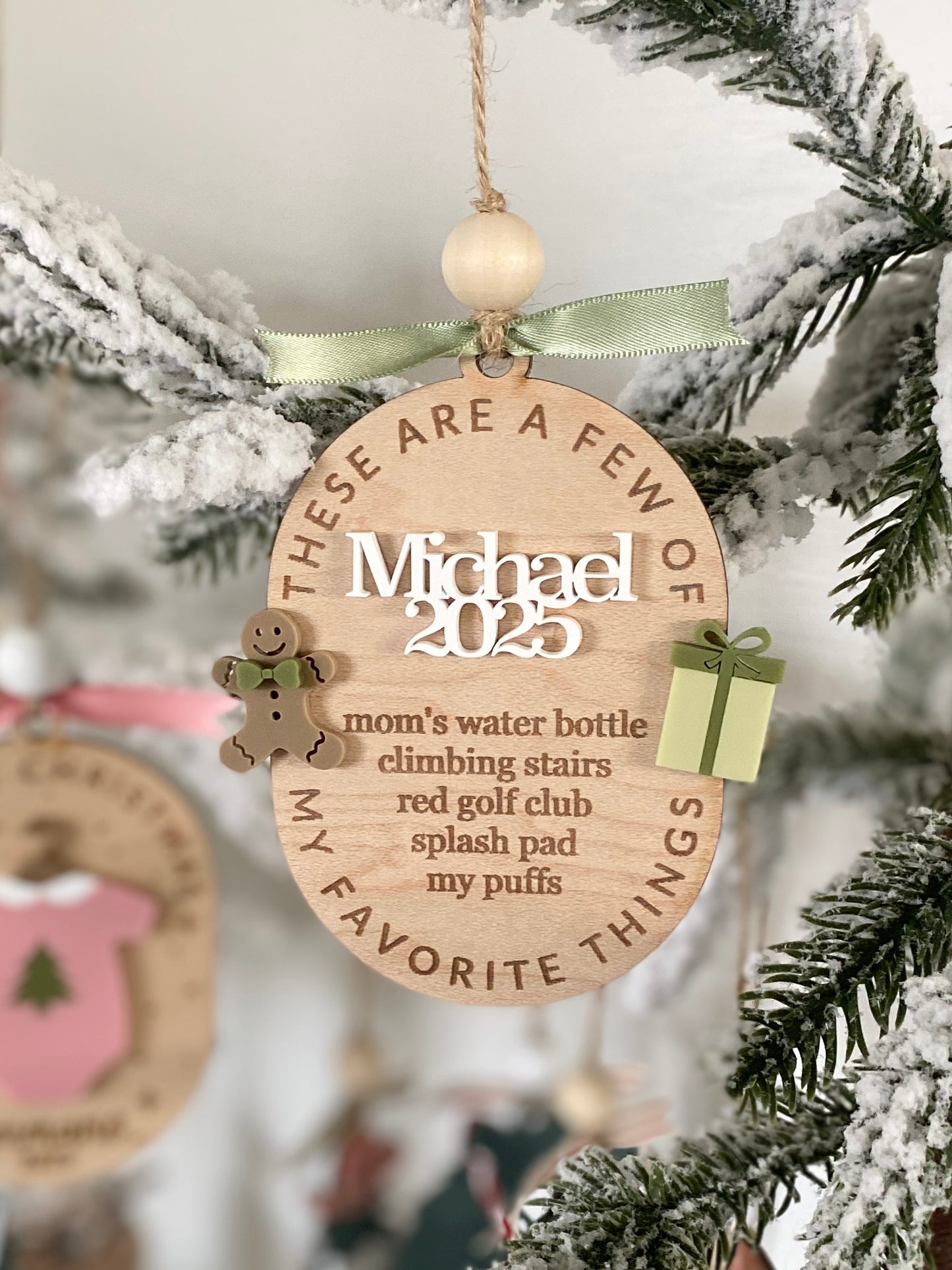 A Few Of My Favorite Things Ornament Keepsake