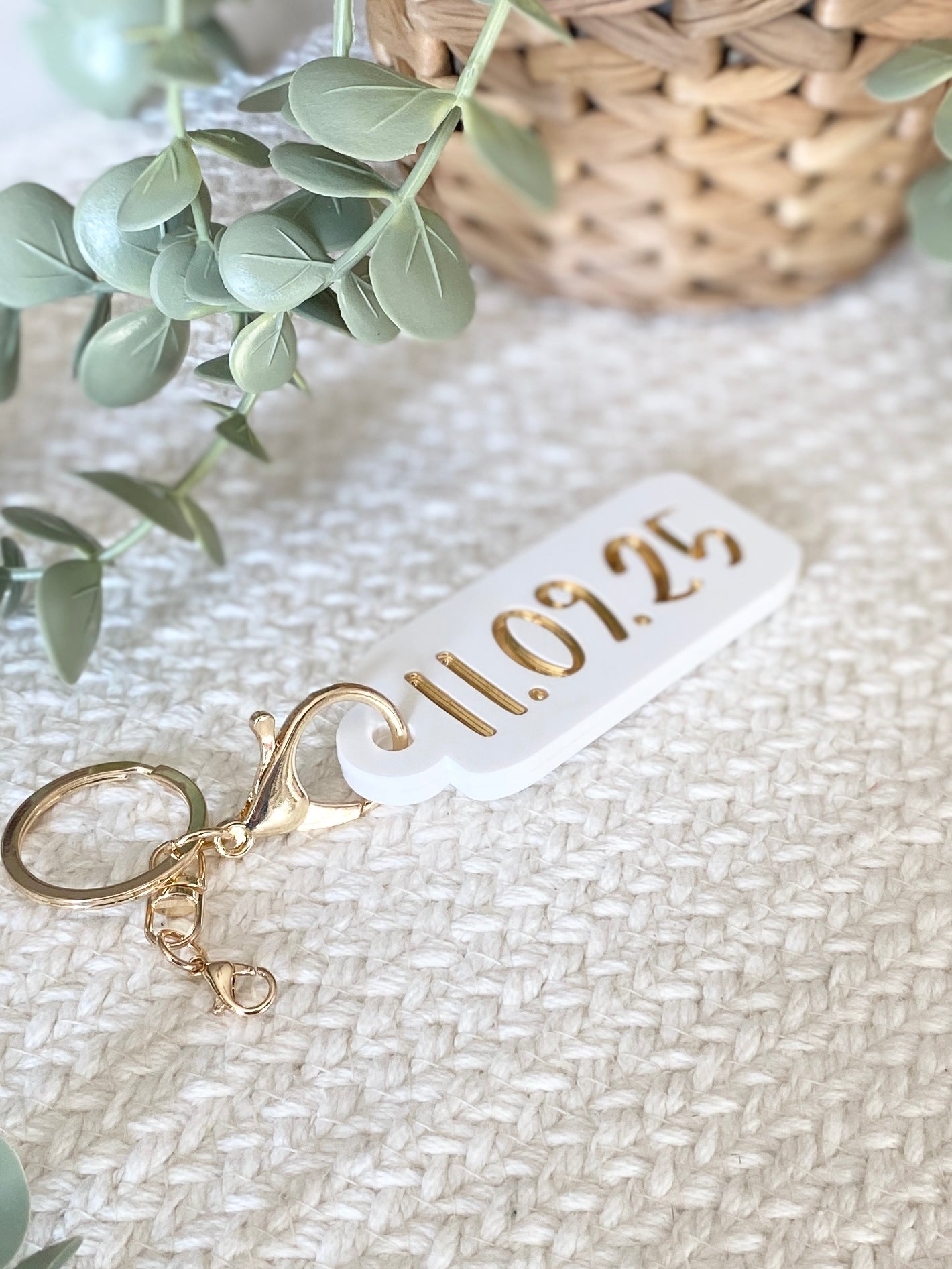 Mark the Moment ~ Personalized Date Keychain