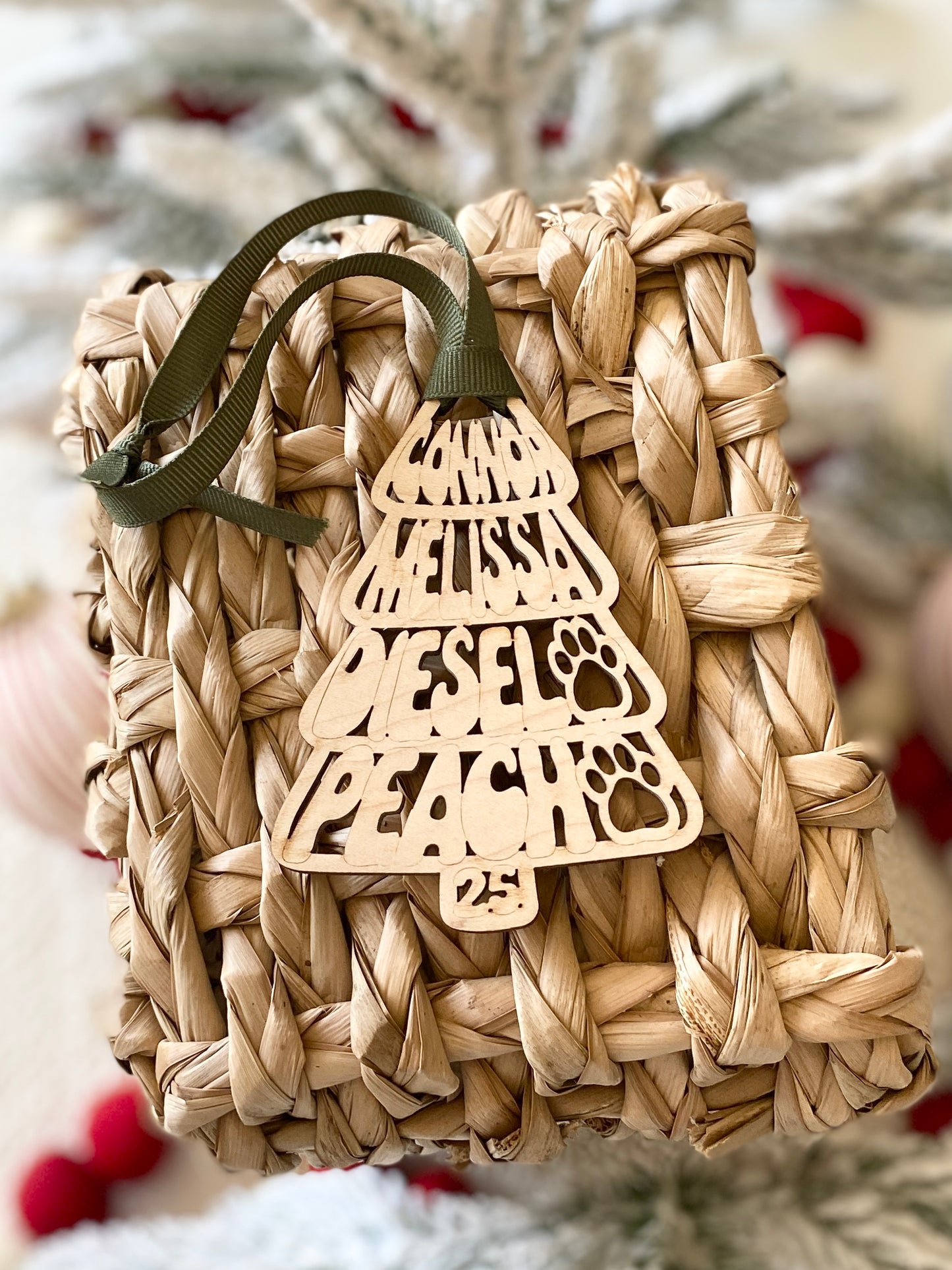 Groovy Family Christmas Tree Ornament