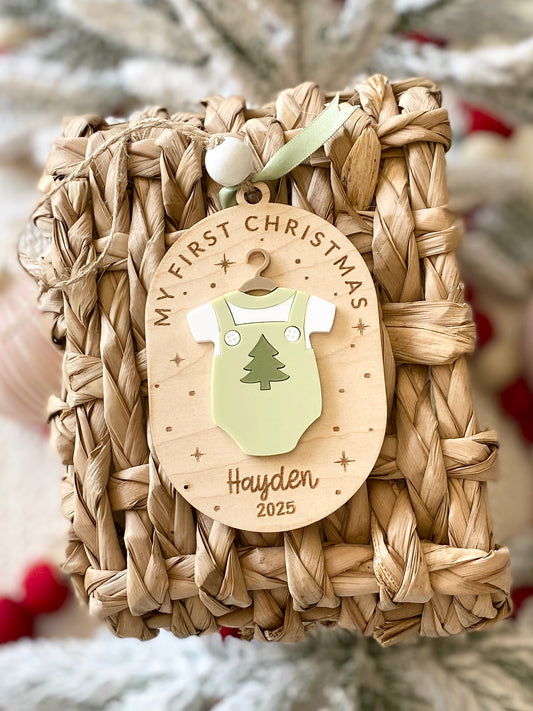 Little Tree & Me First Christmas Ornament