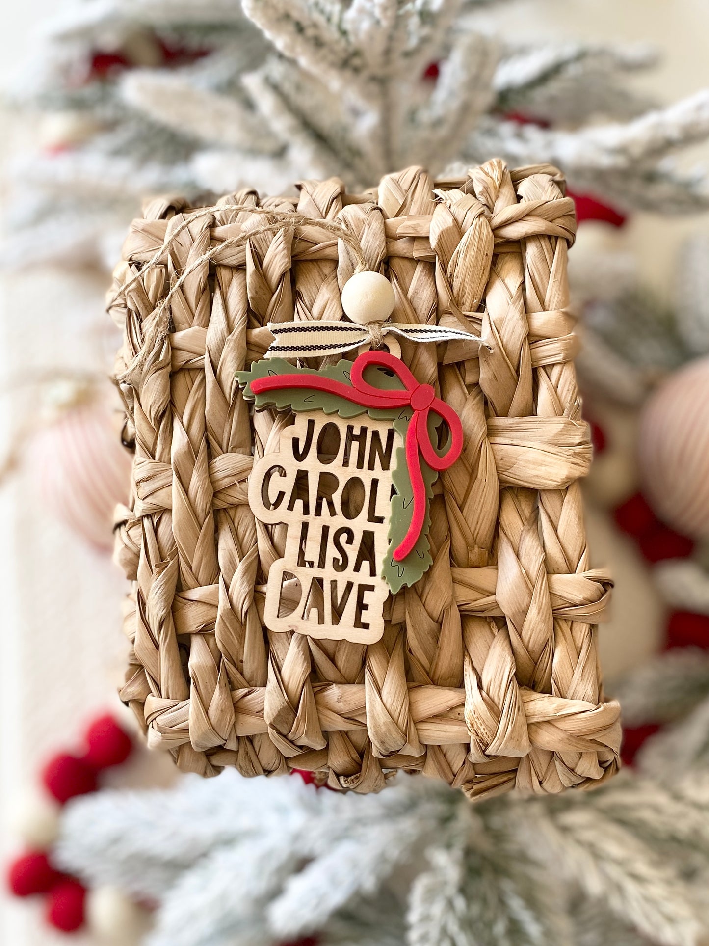 Garland Family Name Cutout Ornament