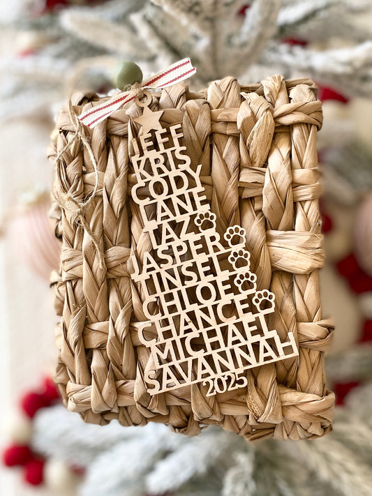 Family Tree Keepsake Ornament