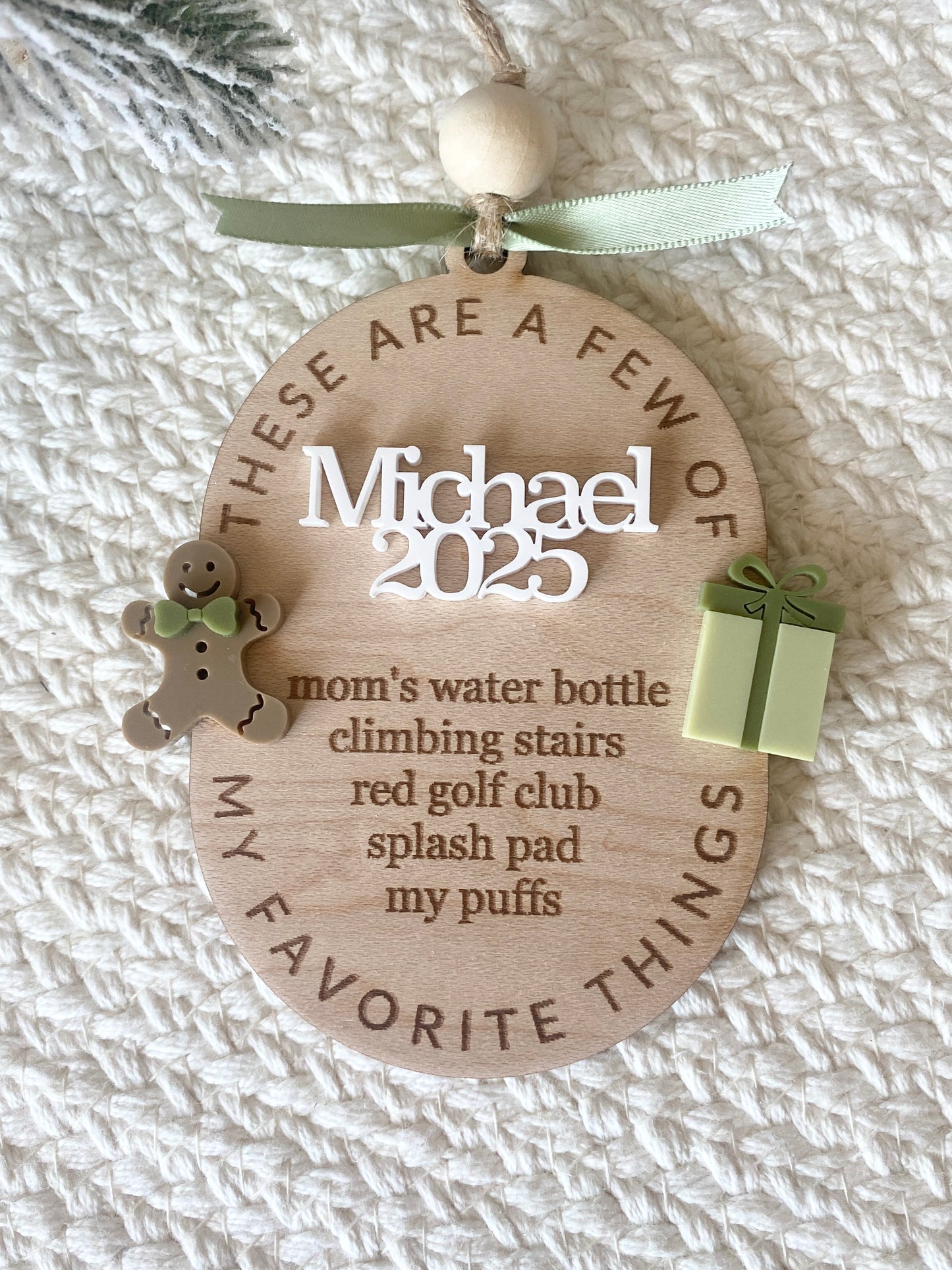 A Few Of My Favorite Things Ornament Keepsake