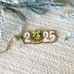 Wreath in Time: 2025 Keepsake Ornament & Gift Tag