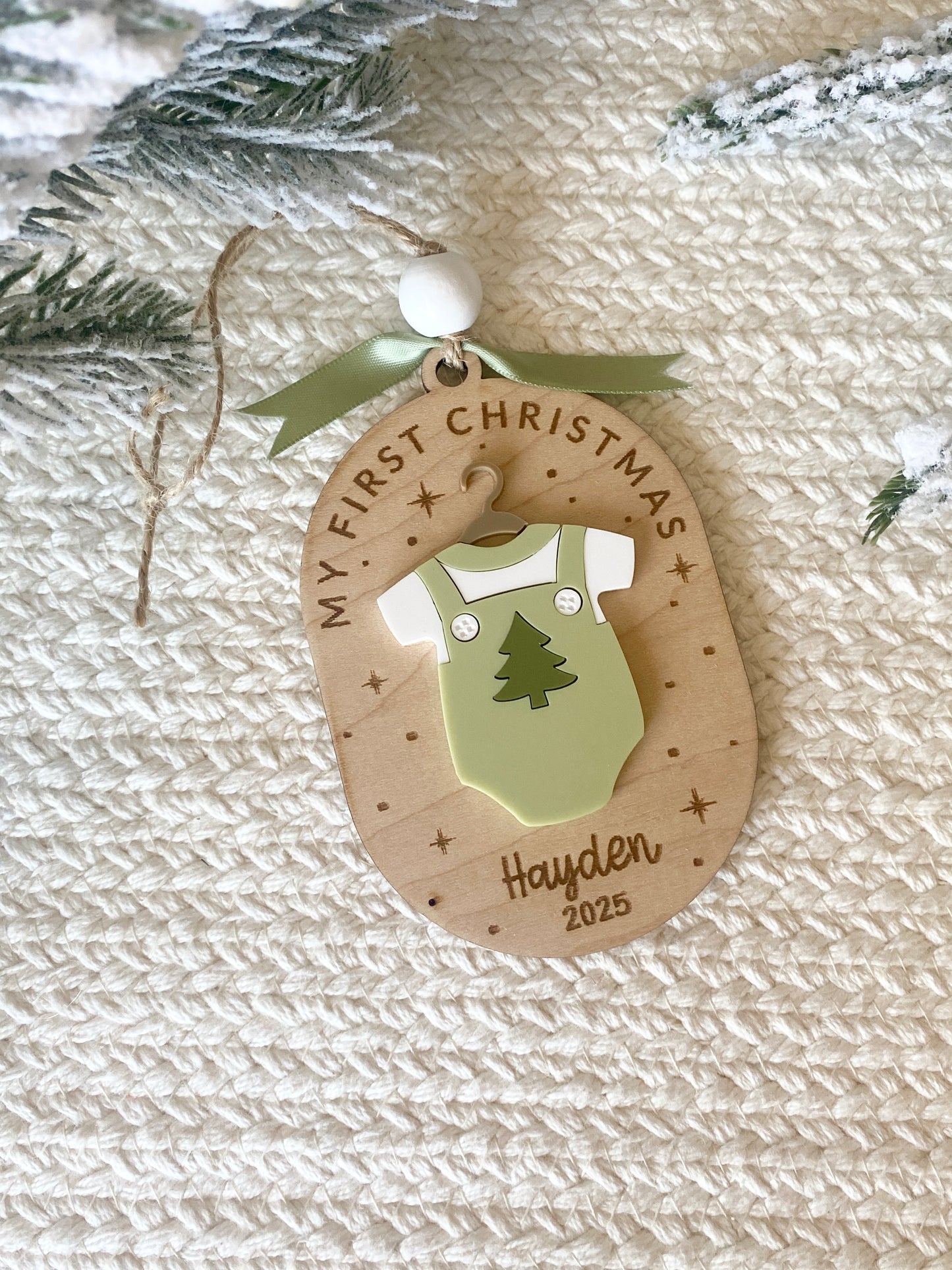 Little Tree & Me First Christmas Ornament