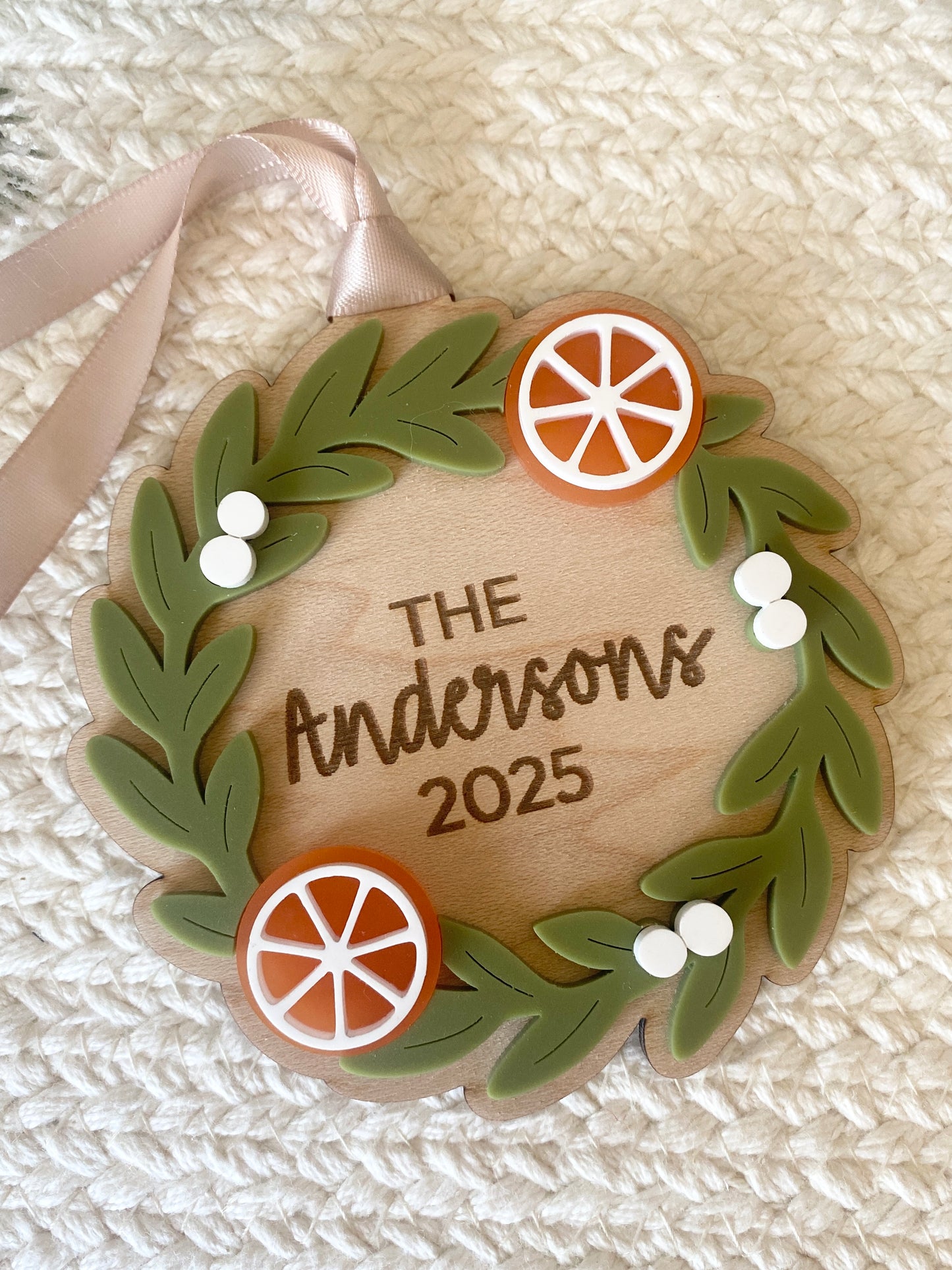 Citrus Holiday Wreath