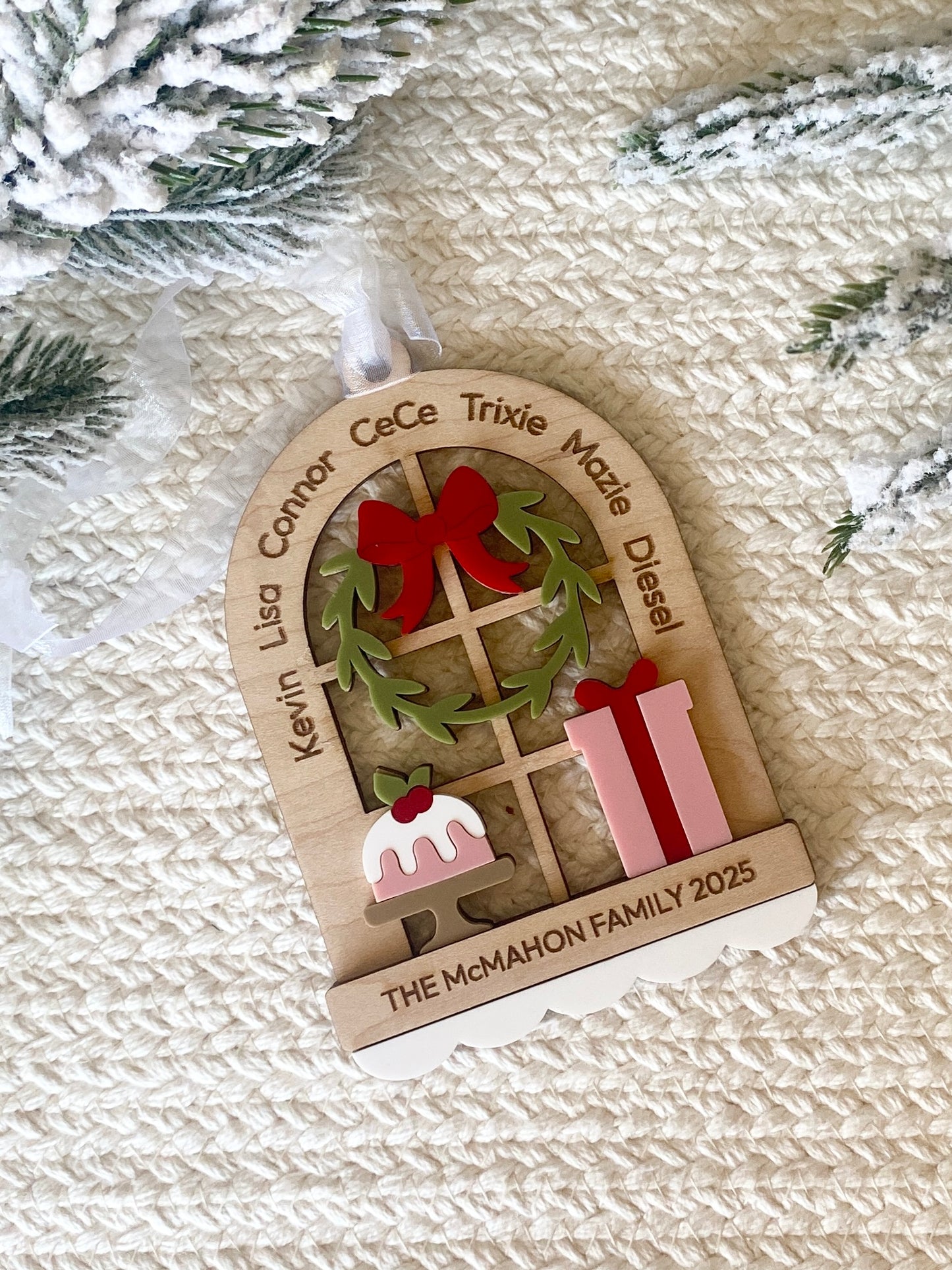 Christmas Window Keepsake Ornament