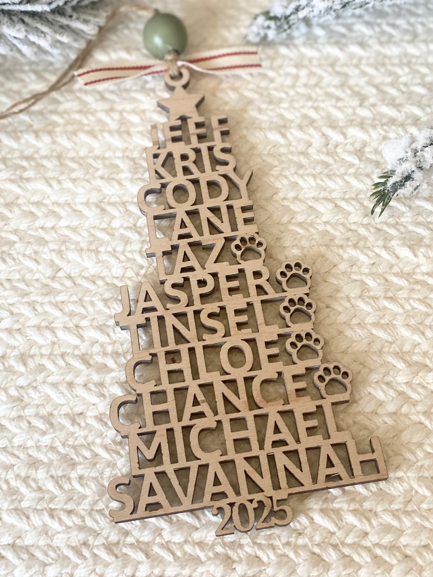 Family Tree Keepsake Ornament