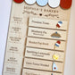 Patriotic Bakery Menu Play Board Expansion Pack  | Interchangeable Bakery Board Add-On | 4th of July Pretend Play Collection