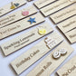 Interchangeable Bakery Play Menu Board - Starter Set| Pretend Play Bakery | Play Kitchen Decor | Personalized Playroom Sign | Montessori Inspired