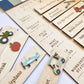 Workshop Play Board | Montessori Inspired | Construction Playroom Decor | Interchangeable Activity Board |  Pretend Play Workshop