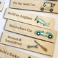 Workshop Play Board | Montessori Inspired | Construction Playroom Decor | Interchangeable Activity Board |  Pretend Play Workshop