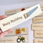 Workshop Play Board | Montessori Inspired | Construction Playroom Decor | Interchangeable Activity Board |  Pretend Play Workshop