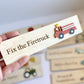 Workshop Play Board | Montessori Inspired | Construction Playroom Decor | Interchangeable Activity Board |  Pretend Play Workshop